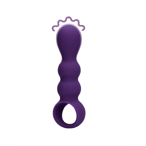 [LOVE039PUR] LOVELINE TEARDROP ANAL VIBRATOR PURPLE
