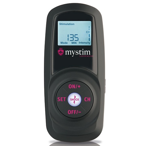 [E26794] Mystim Cluster Buster E Stim Unit Black