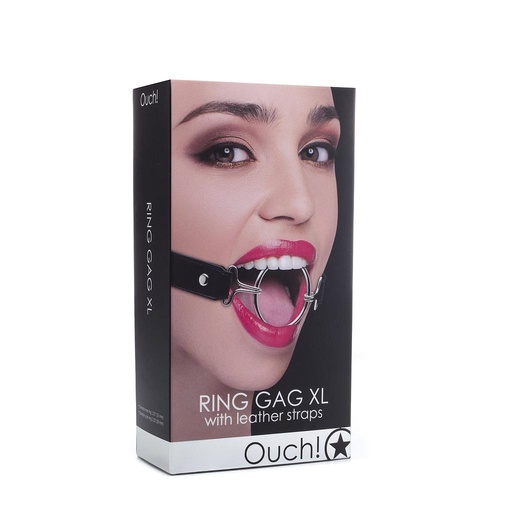 [OU105BLK] OUCH! RING GAG XL