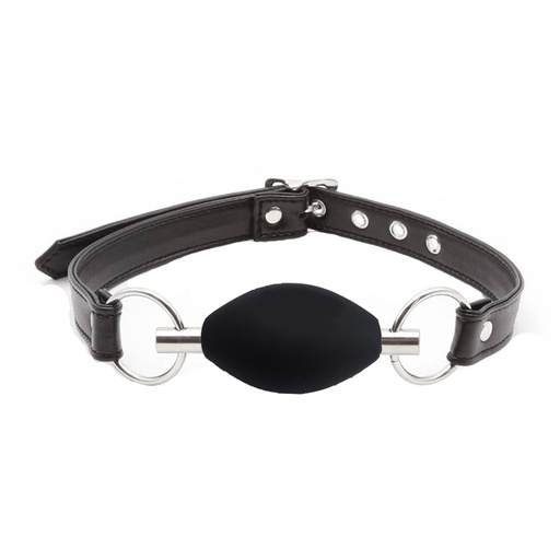 [137626] SILICONE OVAL BALL GAG