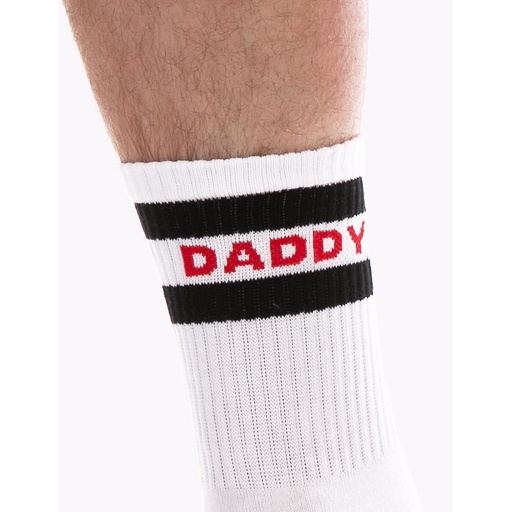 Barcode Berlin Fashion Half Socks Daddy White Black