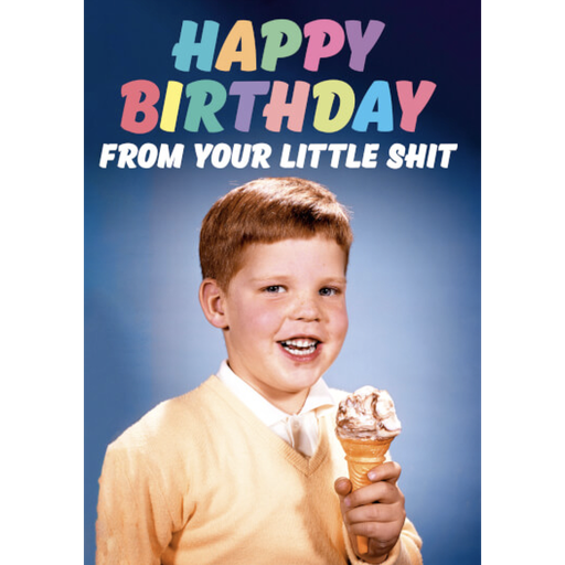 [DMA 492] DM FROM YOUR LITTLE SHIT BOY BIRTHDAY CARD