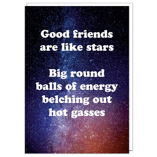 [RAN 133] DM GOOD FRIENDS ARE LIKE STARS CARD