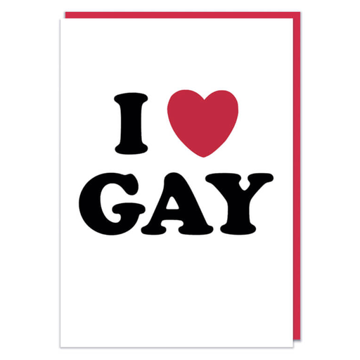 [RAN 154] DM I LOVE GAY CARD