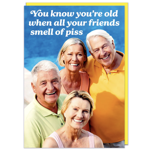 [DMA 489] DM SMELL OF PISS CARD