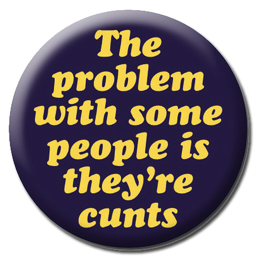 [DMD 371] DM THE PROB WITH PEOPLE BADGE