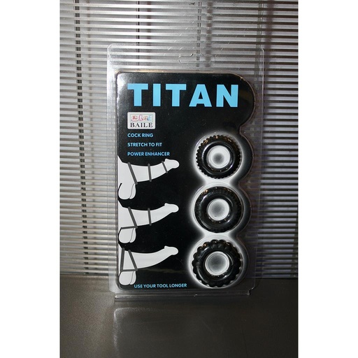 [P0012228] GAYT*GEAR COCKRING SILICONE 3 PACK BLUE