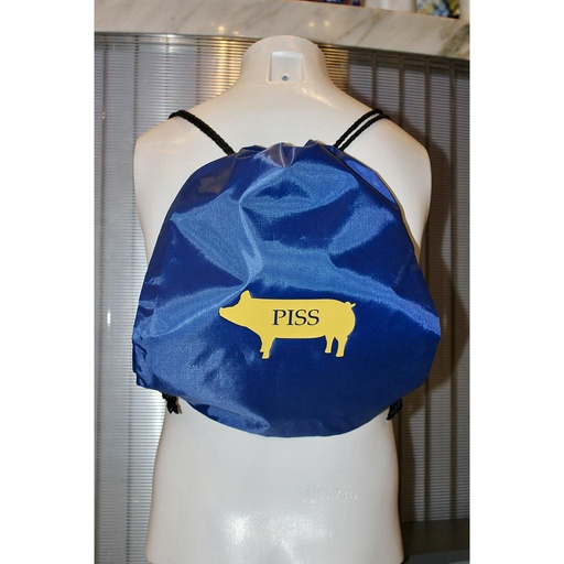[PISSPIGBAG-BLACK COTTON] GAYT*GEAR GYM BAG PISS PIG