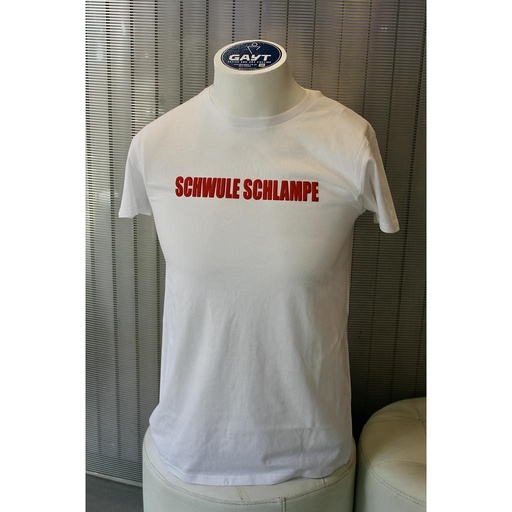 GAYT*GEAR T-SHIRT SCHWULE SCHLAMPE PUFF VINYL