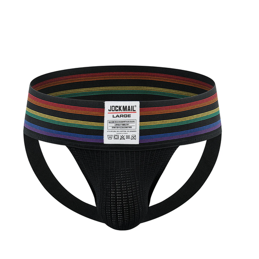 JOCKMAIL 261 RAINBOW WAISTBAND JOCK